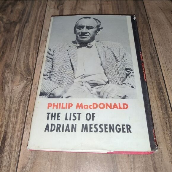 The List of Adrian Messenger by Philip MacDonal 1959 Hardcover Book. - Picture 4 of 5
